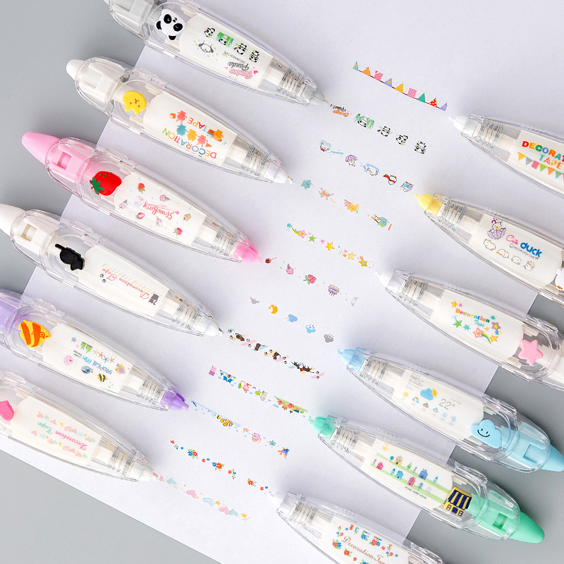 Correction Tape Roller - KawaiiDuck Panda Cherry Fish Balloon Strawberry