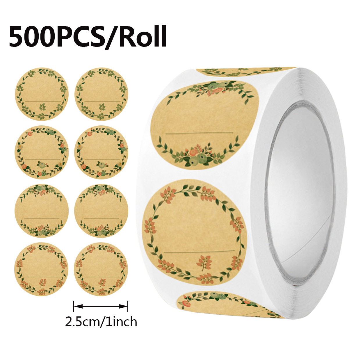 JCAC 500 sztuk/rolka Puste, za – Sticker Label Roll recenzja i cena