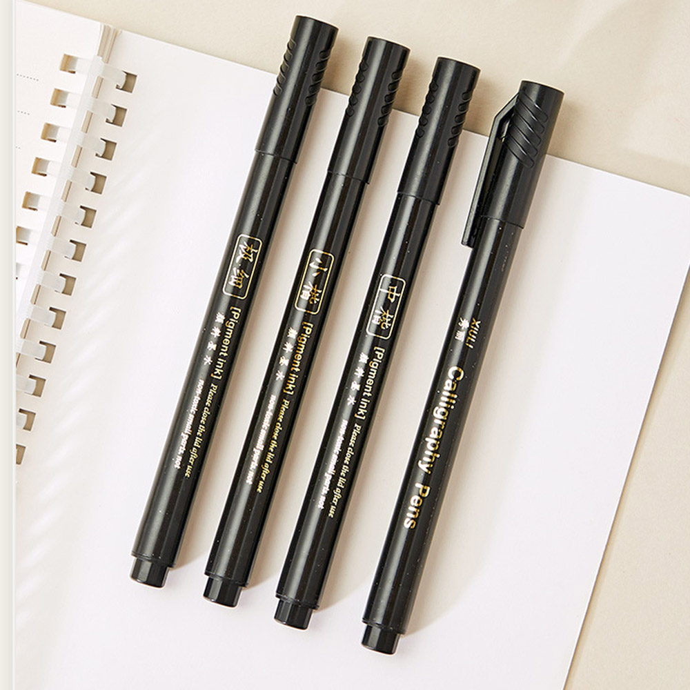 4 szt. Pędzelków do kaligrafii – Stationery Warehouse recenzja i cena