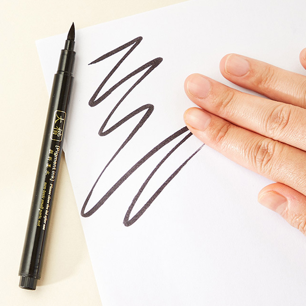 4 szt. Pędzelków do kaligrafii – Stationery Warehouse recenzja i cena