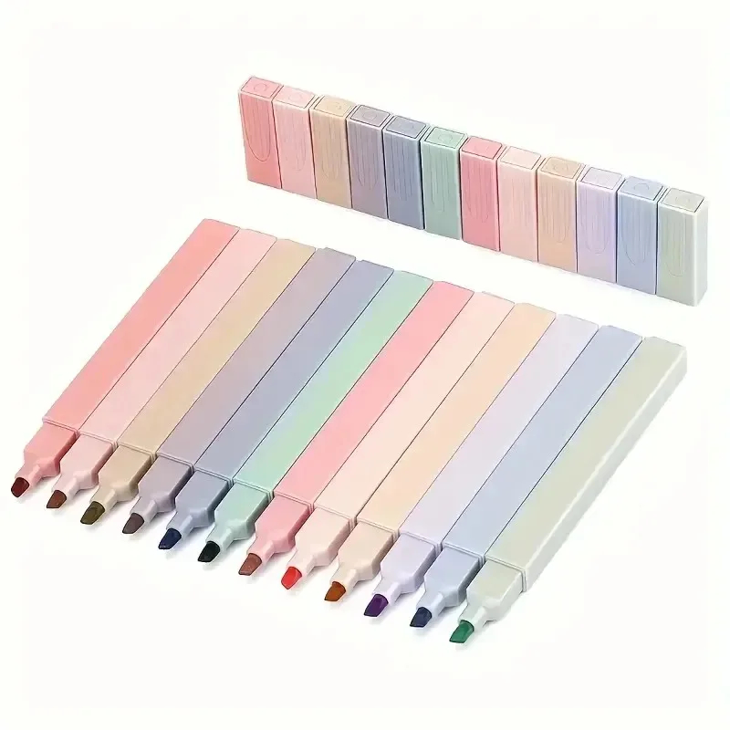 12 sztuk kolorowych, estetyczn – Highlighter Set Pastel recenzja i cena